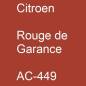 Preview: Citroen, Rouge de Garance, AC-449.